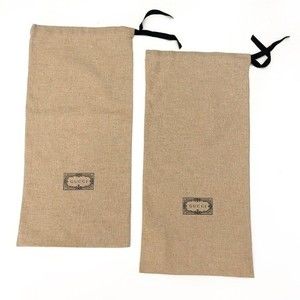 GUCCI Set of 2 Shoe Dust Bags Drawstring